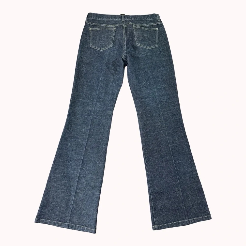 Kenneth Cole Jeans Womens 8 (30x31)‎ Blue Flare Wide Leg Stretch USA